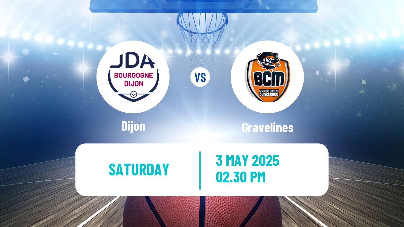 Basketball French LNB Dijon - Gravelines