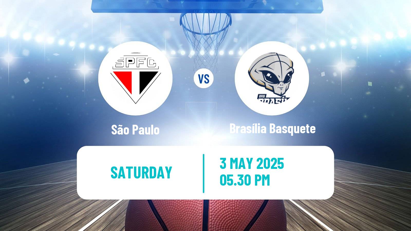 Basketball Brazilian NBB São Paulo - Brasília Basquete