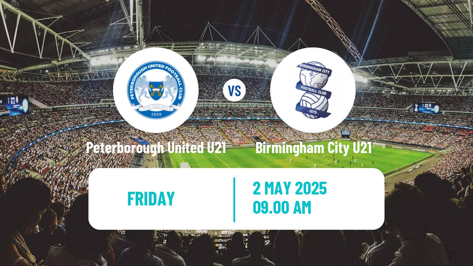 Soccer English Professional Development League Peterborough United U21 - Birmingham City U21