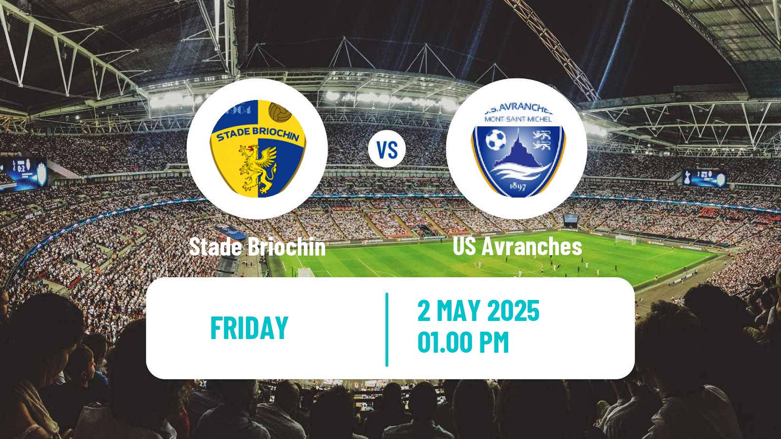 Soccer French National 2 - Group B Stade Briochin - Avranches
