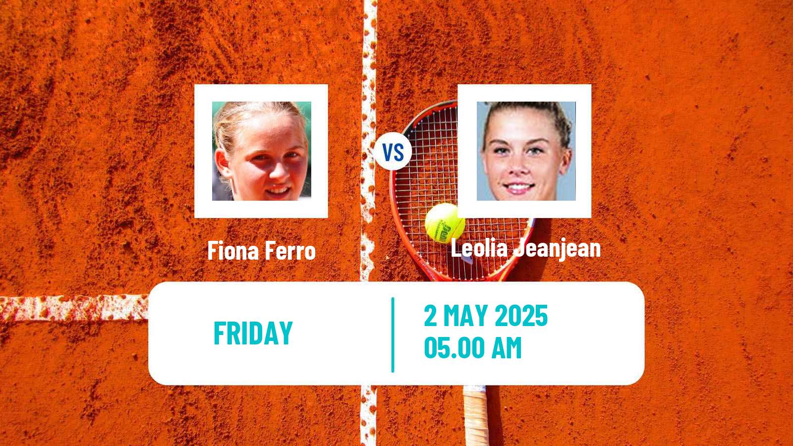 Tennis Saint Malo Challenger Women Fiona Ferro - Leolia Jeanjean
