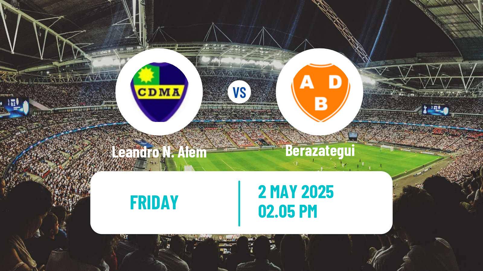 Soccer Argentinian Primera C Leandro N. Alem - Berazategui