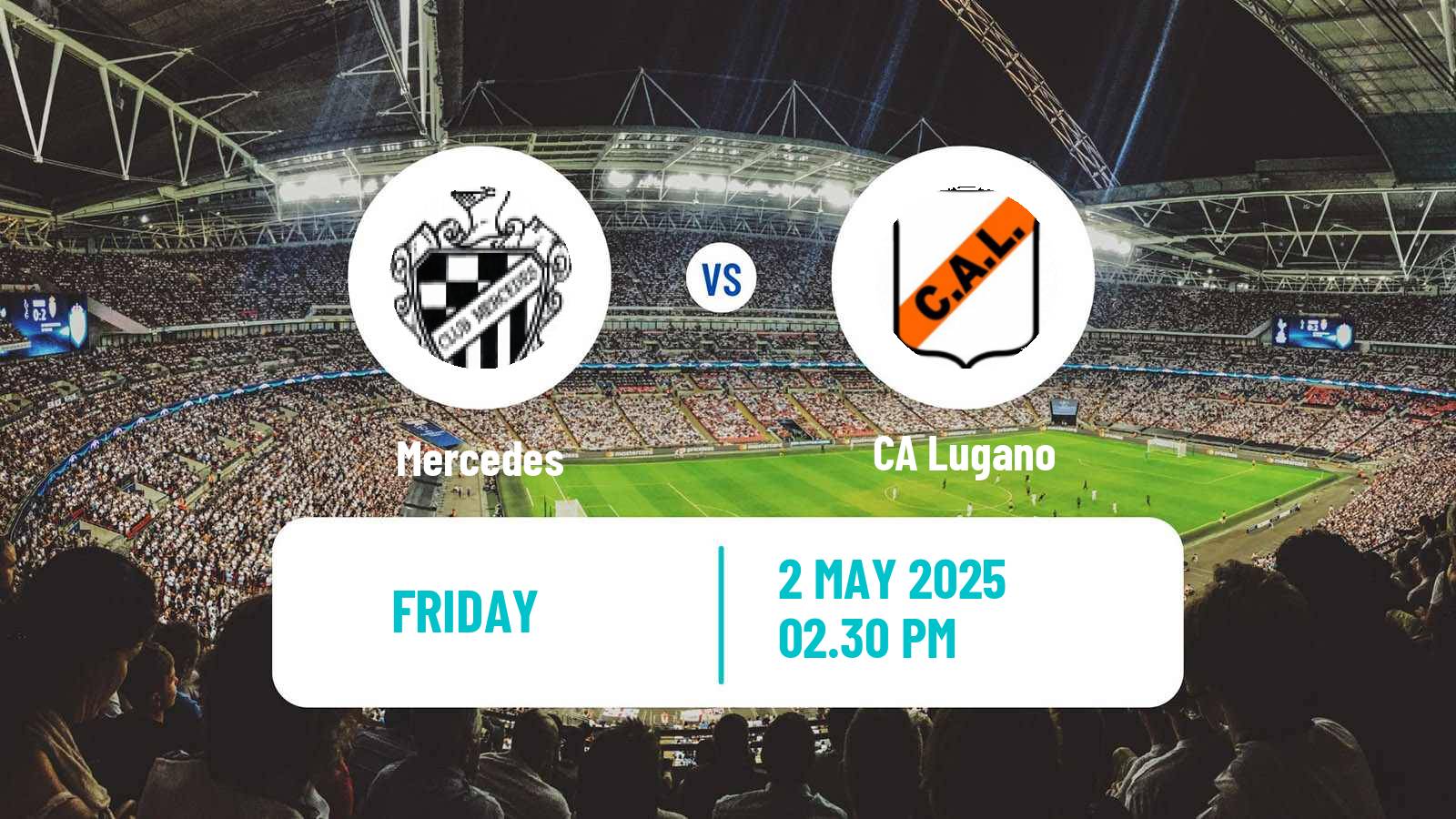 Soccer Argentinian Primera C Mercedes - Lugano