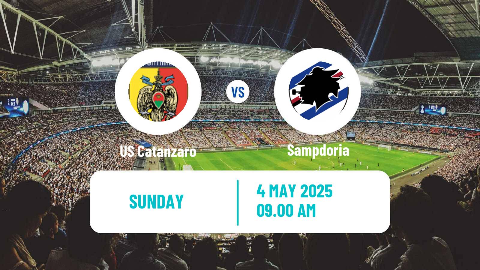 Soccer Italian Serie B Catanzaro - Sampdoria