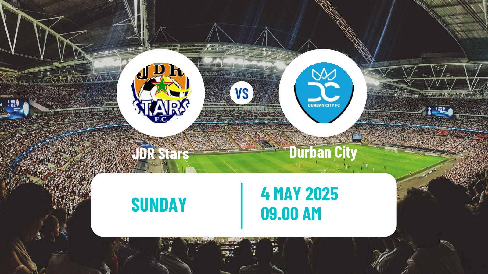Soccer South African First Division JDR Stars - Durban City