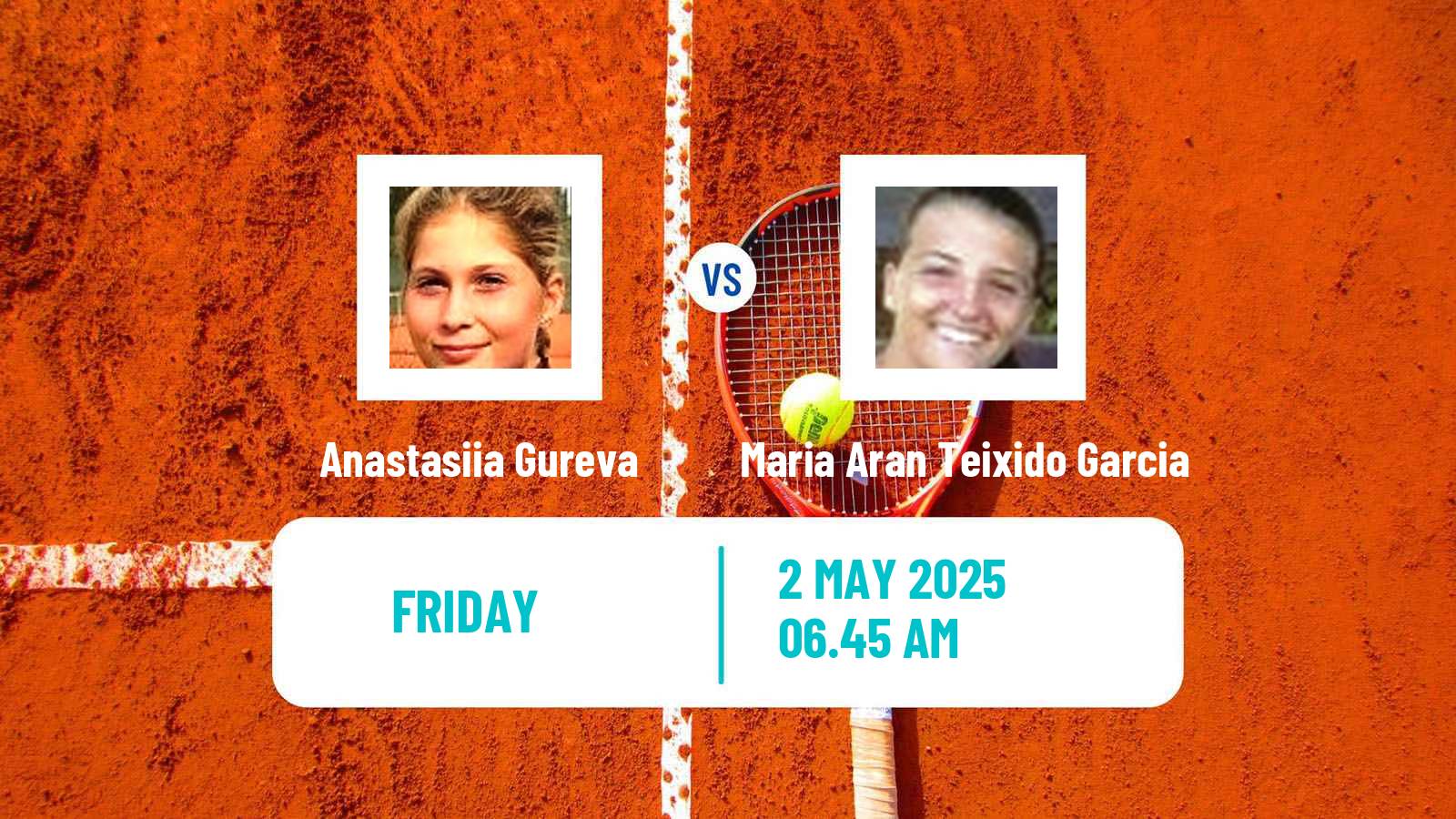 Tennis ITF W15 Monastir 17 Women Anastasiia Gureva - Maria Aran Teixido Garcia