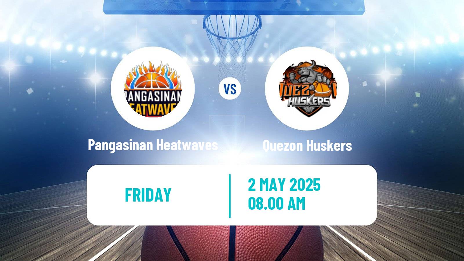 Basketball Philippines MBPL  Pangasinan Heatwaves - Quezon Huskers