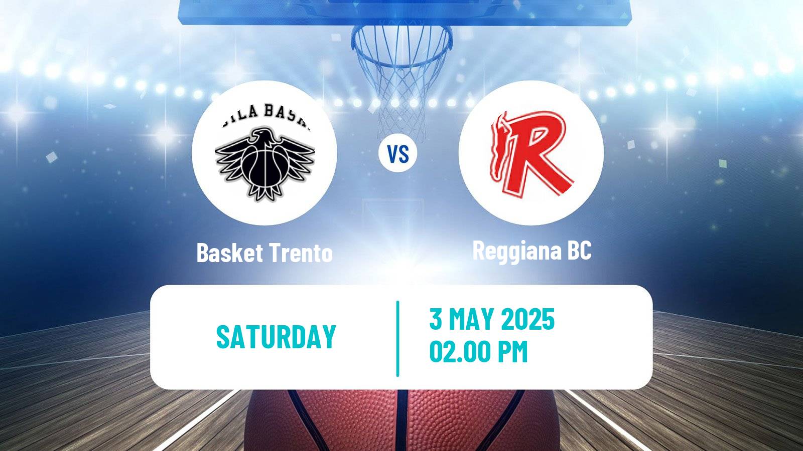 Basketball Italian Lega A Basketball Basket Trento - Reggiana