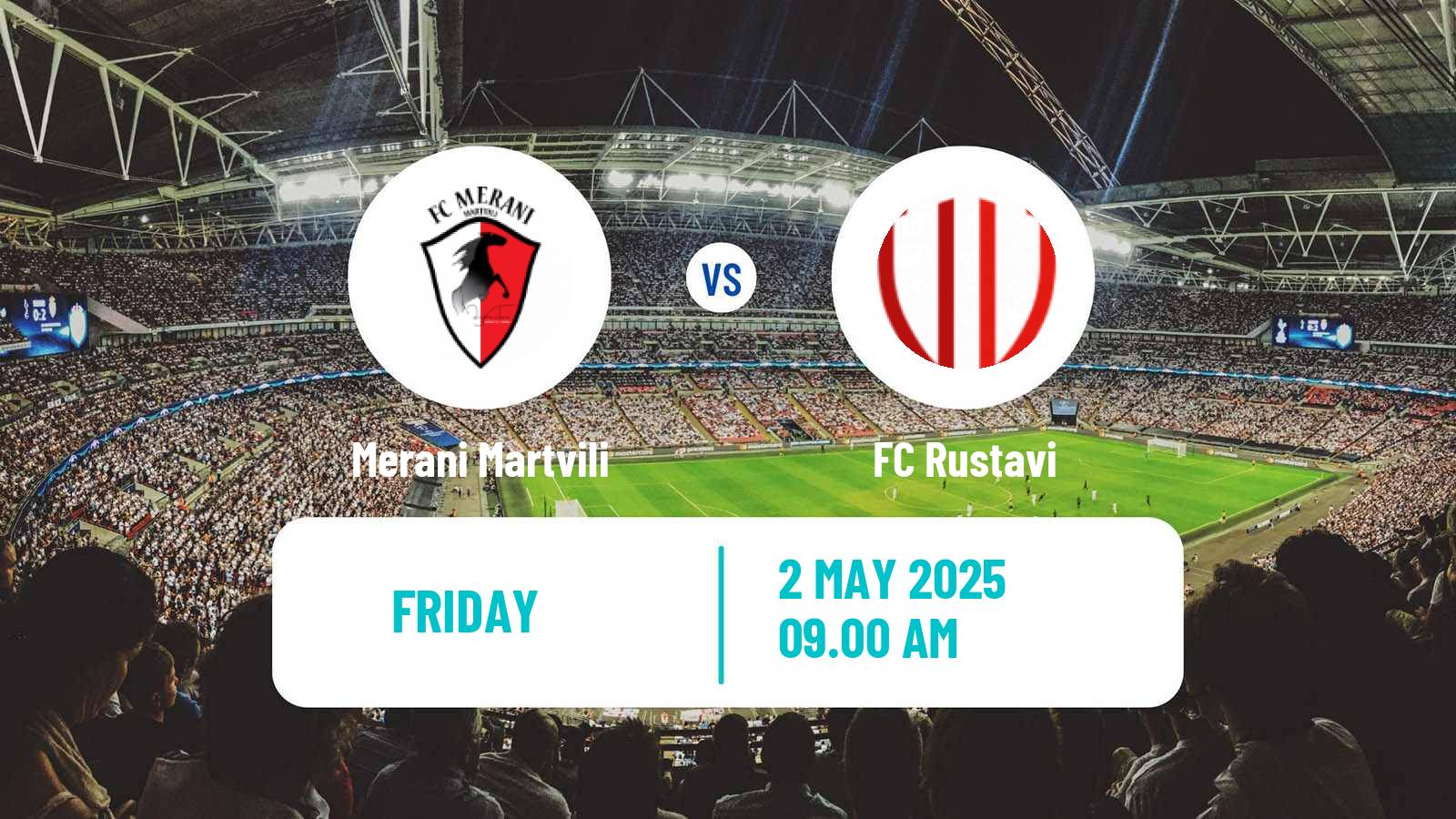 Soccer Georgian Erovnuli Liga 2 Merani Martvili - Rustavi