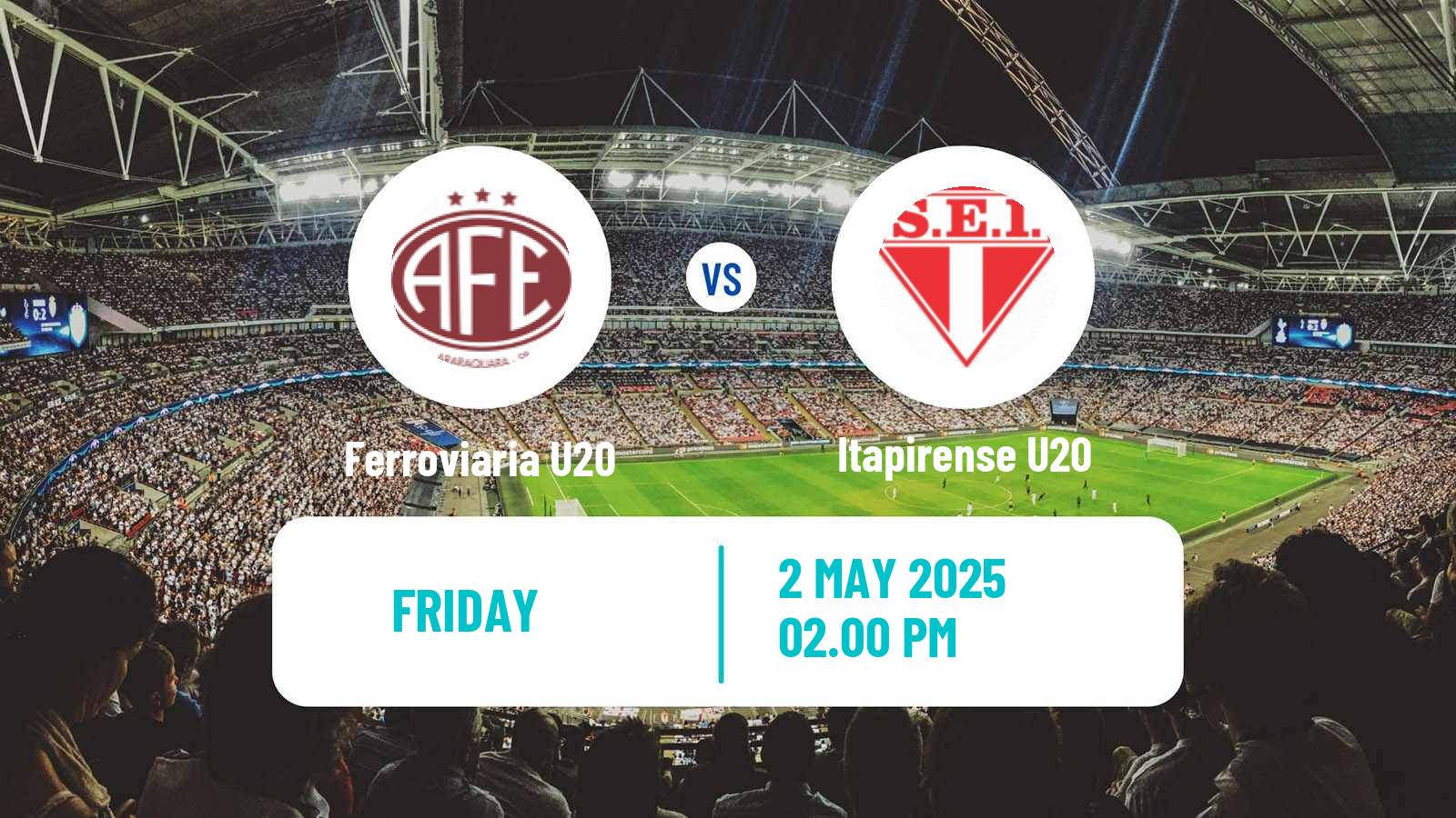Soccer Brazilian Paulista U20 Ferroviaria U20 - Itapirense U20