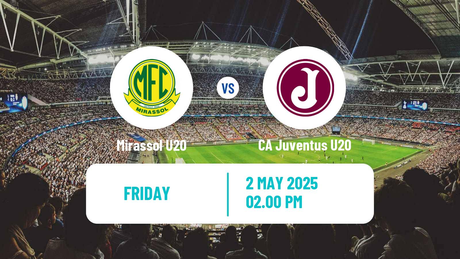 Soccer Brazilian Paulista U20 Mirassol U20 - CA Juventus U20