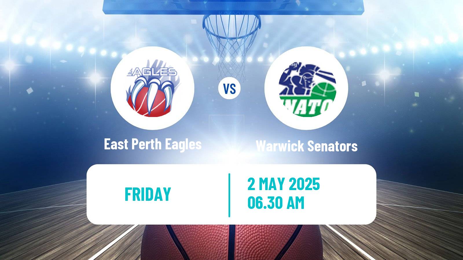 Basketball Australian NBL1 West Women East Perth Eagles - Warwick Senators