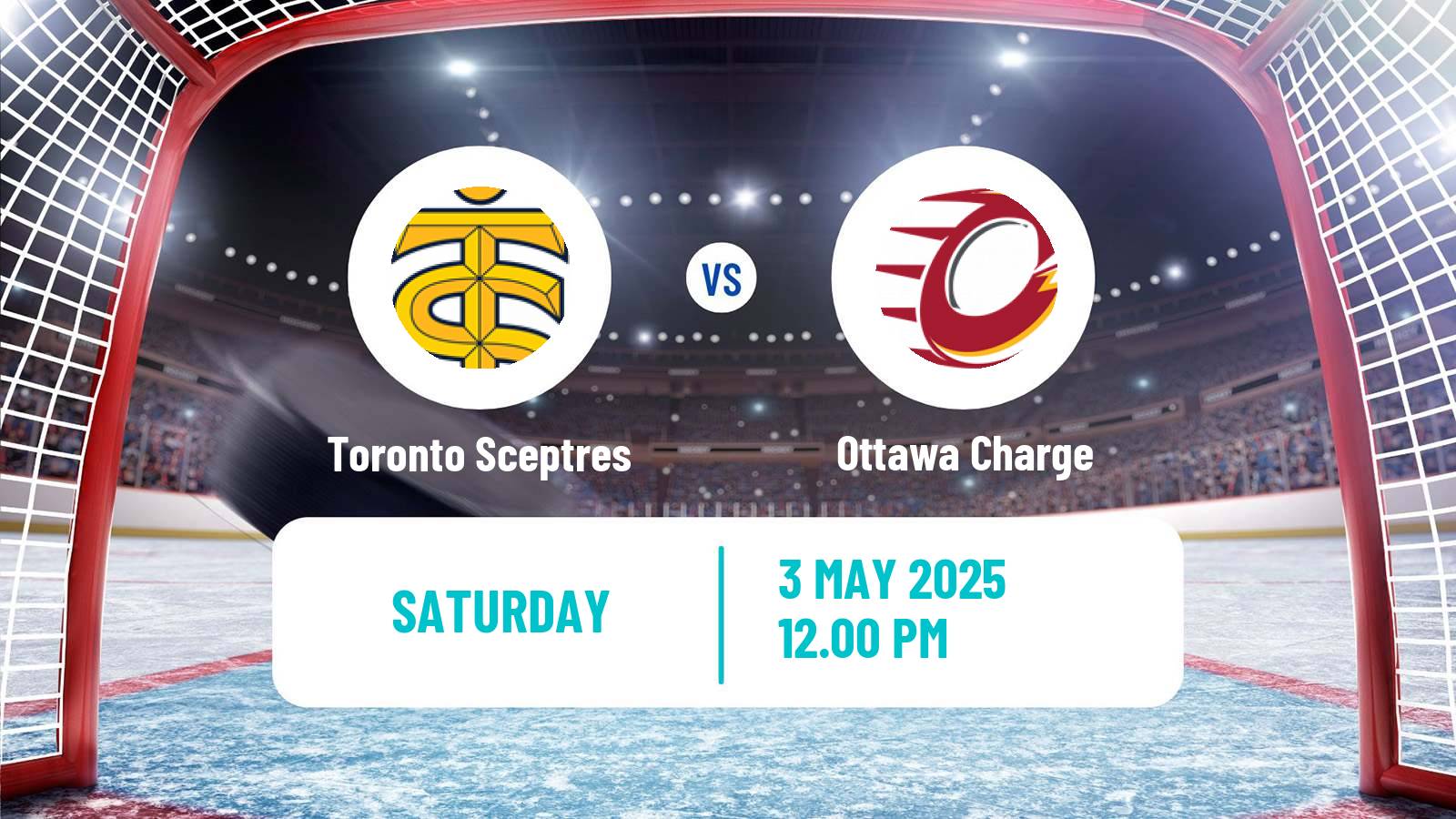 Hockey PWHL Women Toronto Sceptres - Ottawa Charge