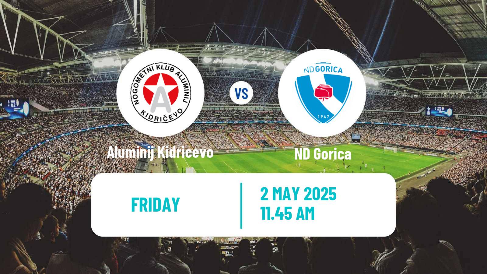 Soccer Slovenian 2 SNL Aluminij Kidricevo - Gorica