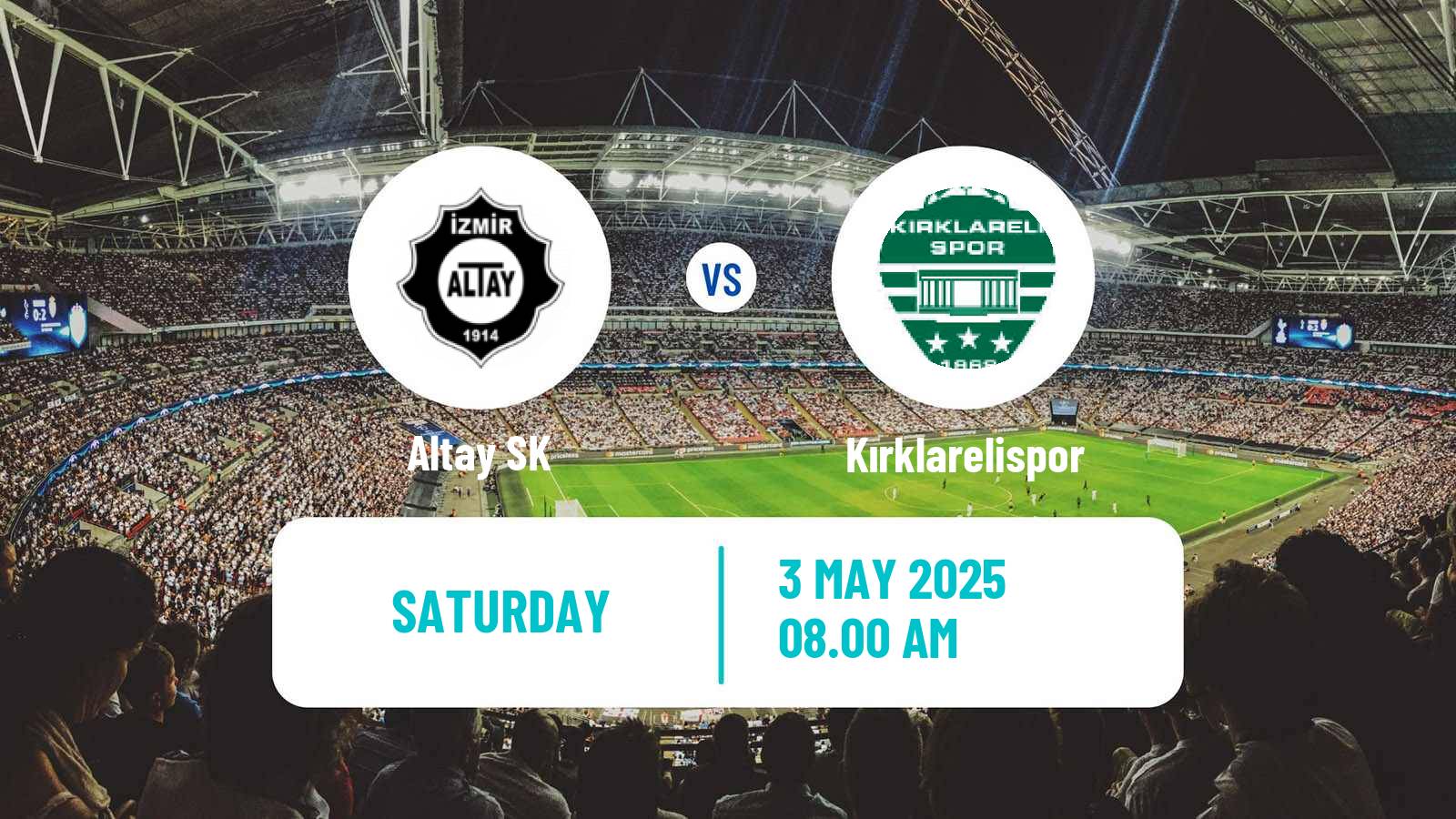 Soccer Turkish Second League White Group Altay - Kırklarelispor