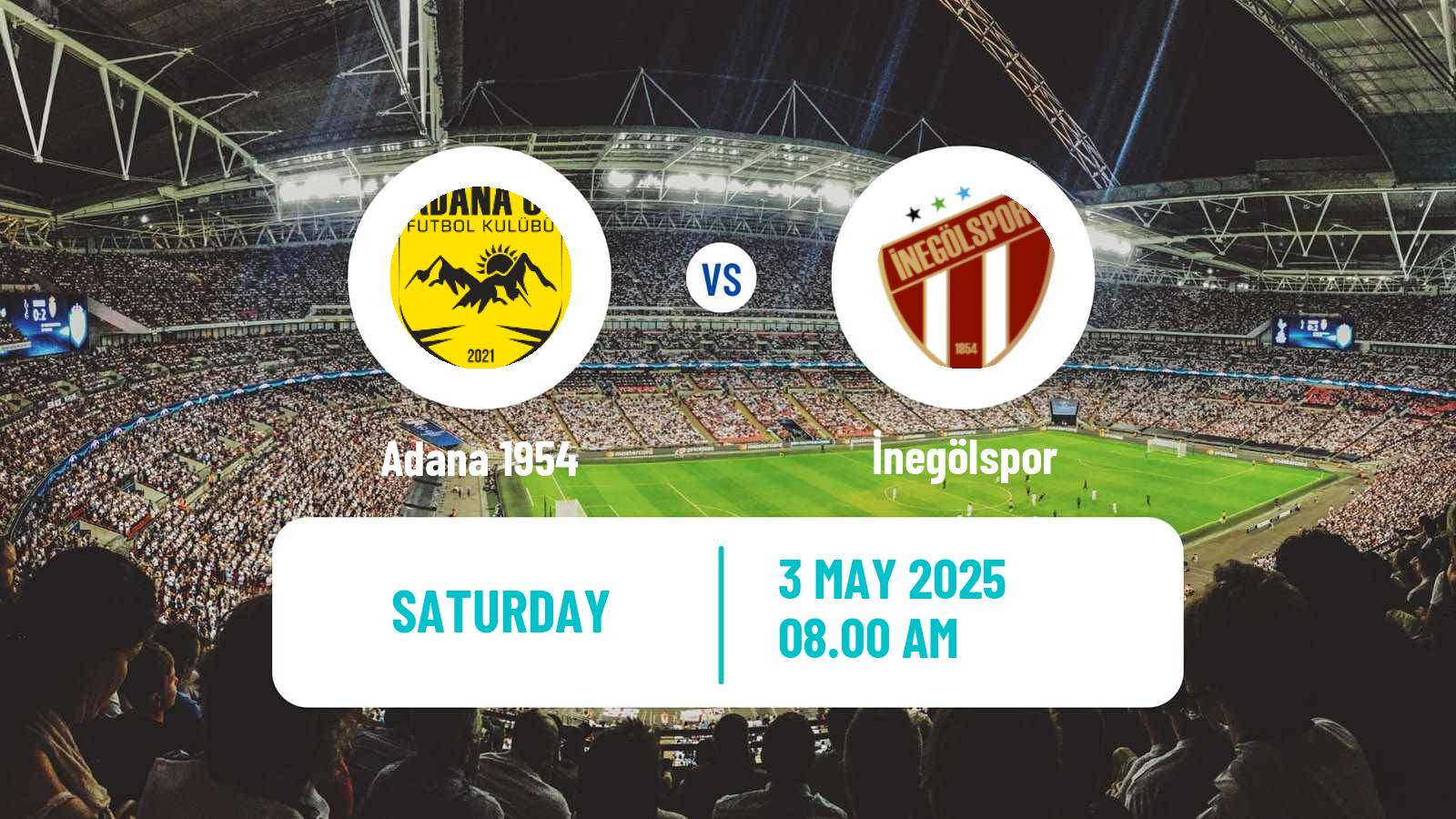 Soccer Turkish Second League White Group Adana 1954 - İnegölspor