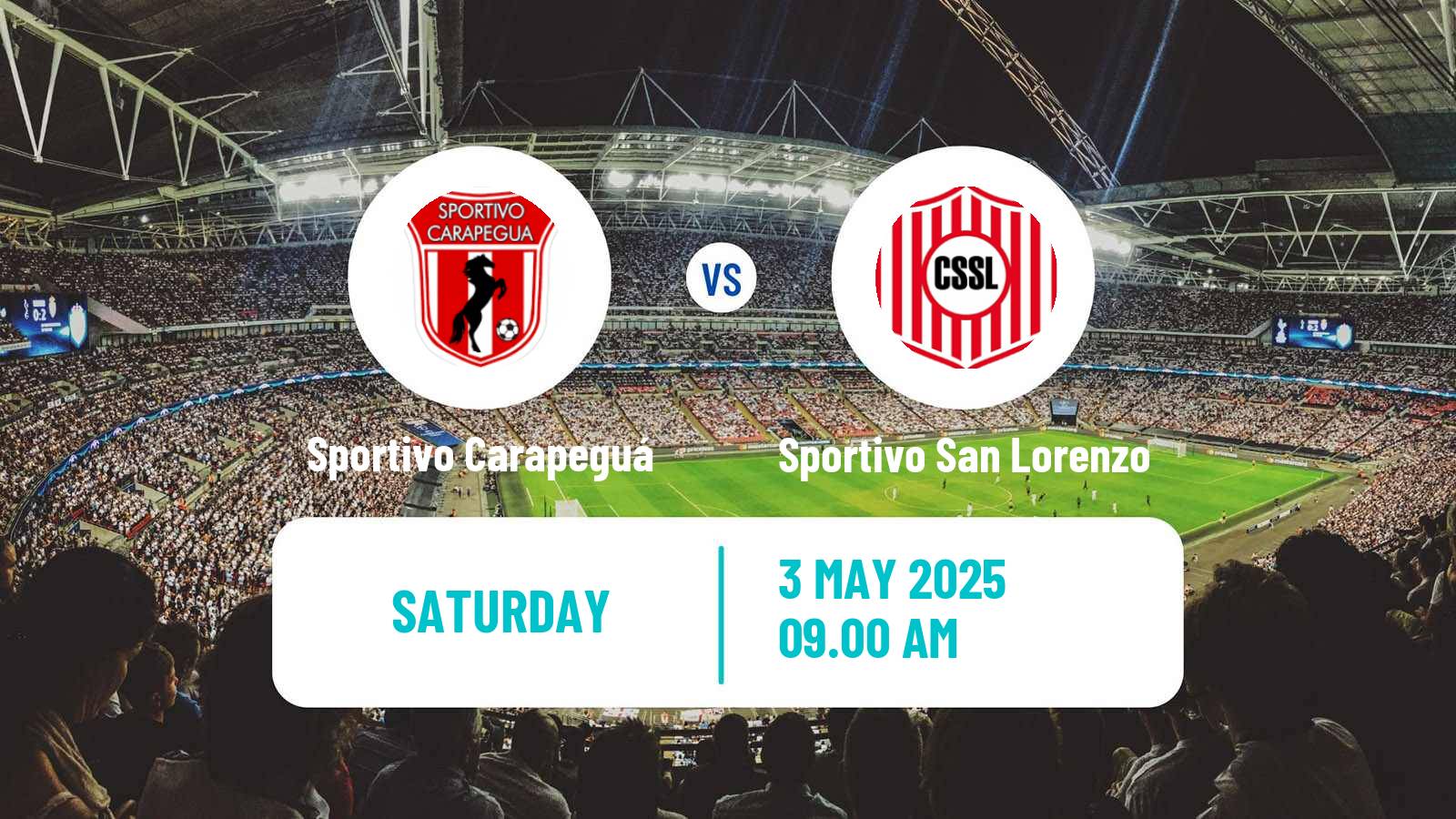 Soccer Paraguayan Division Intermedia Sportivo Carapeguá - Sportivo San Lorenzo