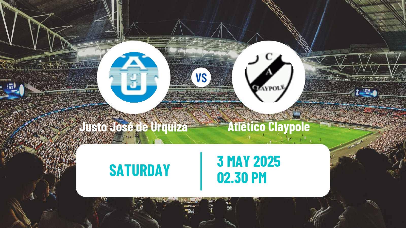 Soccer Argentinian Primera C Justo José de Urquiza - Atlético Claypole