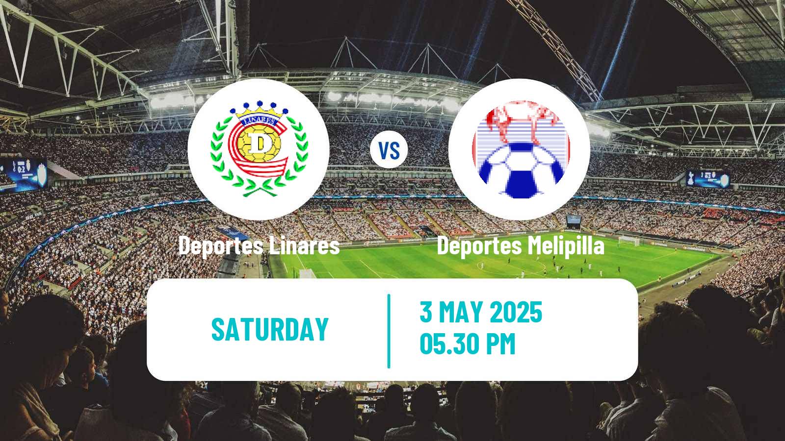 Soccer Chilean Segunda Division Deportes Linares - Deportes Melipilla