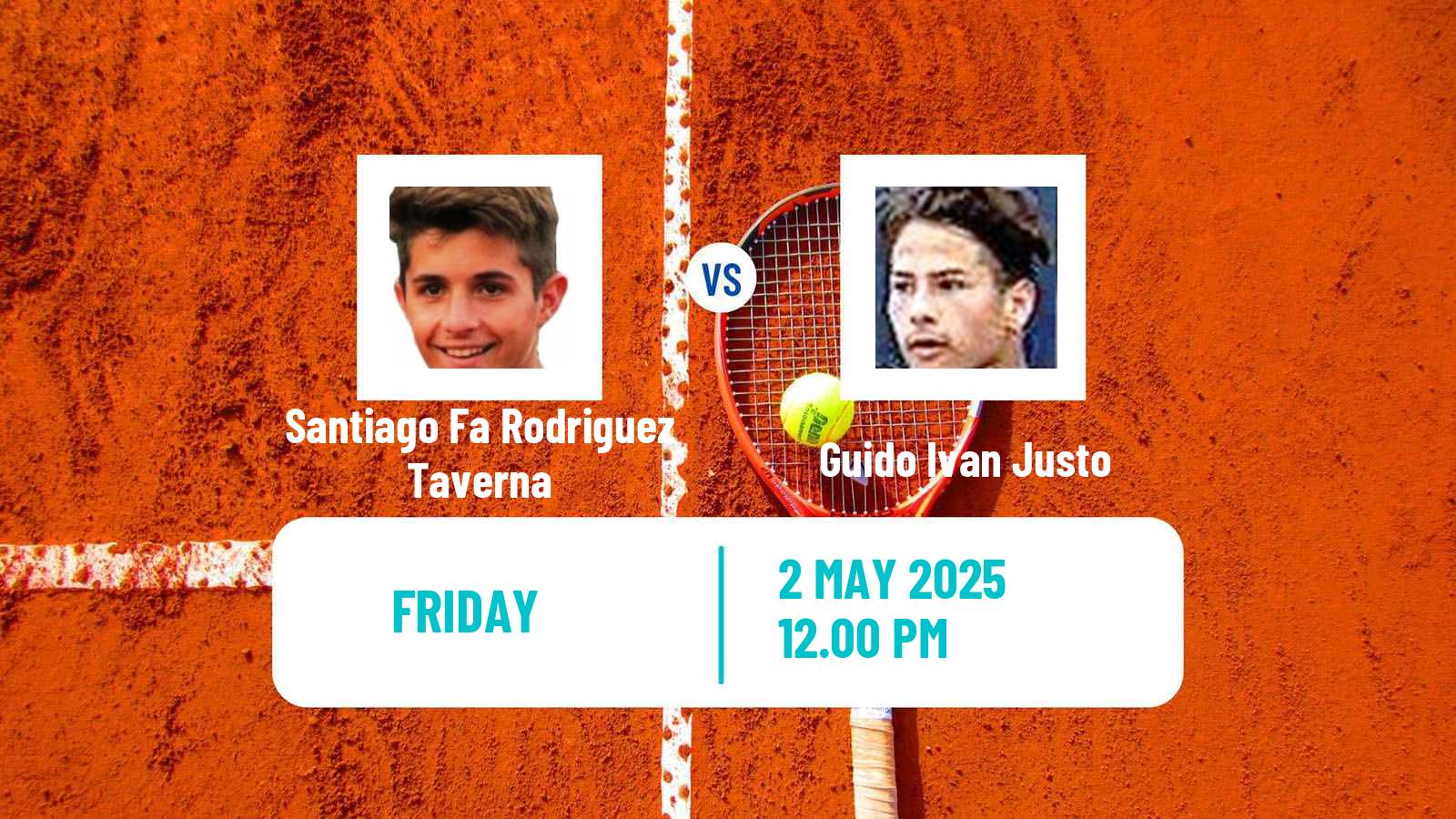 Tennis Porto Alegre Challenger Men Santiago Fa Rodriguez Taverna - Guido Ivan Justo