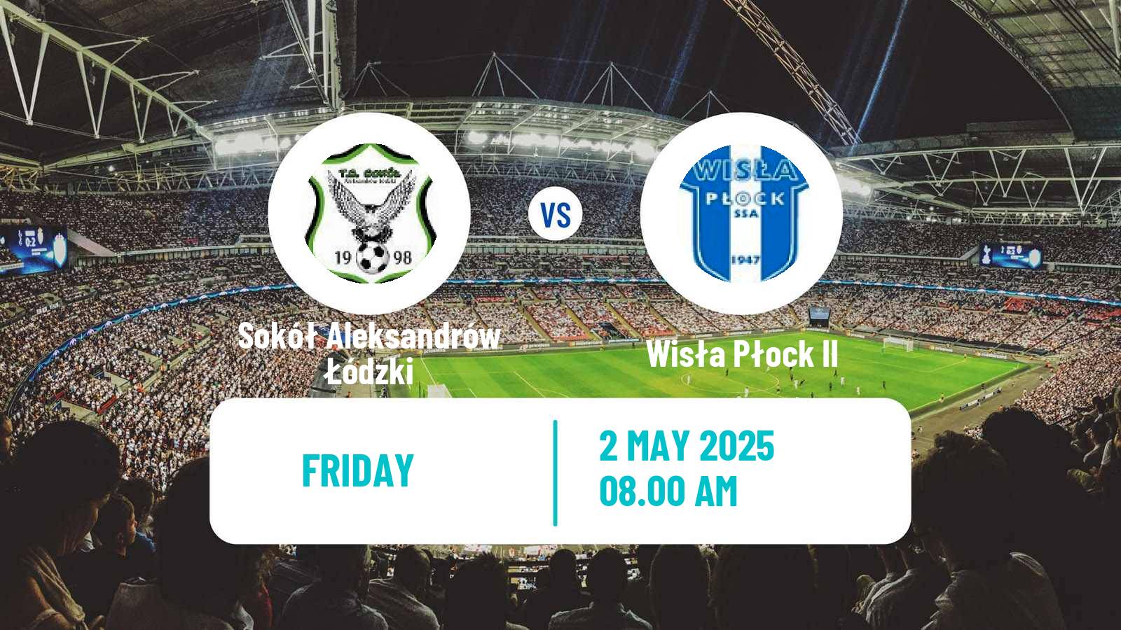 Soccer Polish Division 3 - Group I Sokół Aleksandrów Łódzki - Wisła Płock II