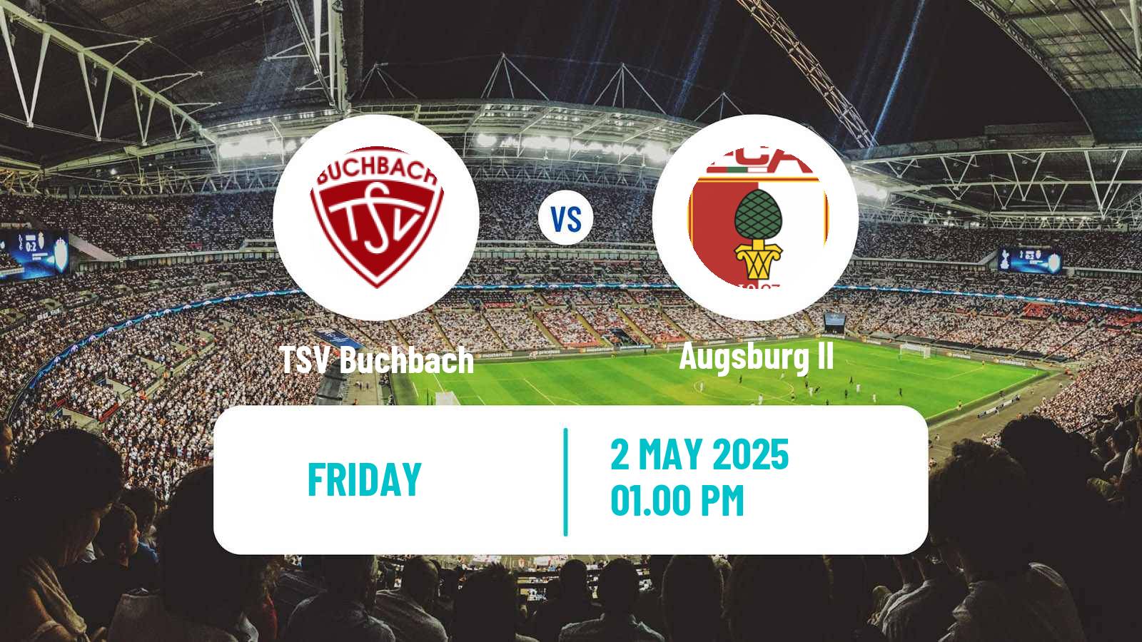 Soccer German Regionalliga Bayern Buchbach - Augsburg II