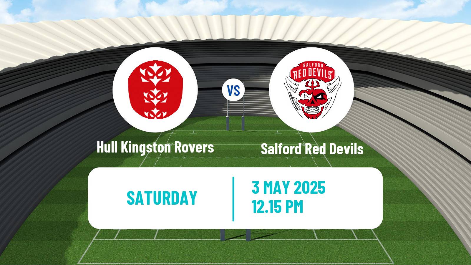 Rugby league Super League Rugby Hull Kingston Rovers - Salford Red Devils