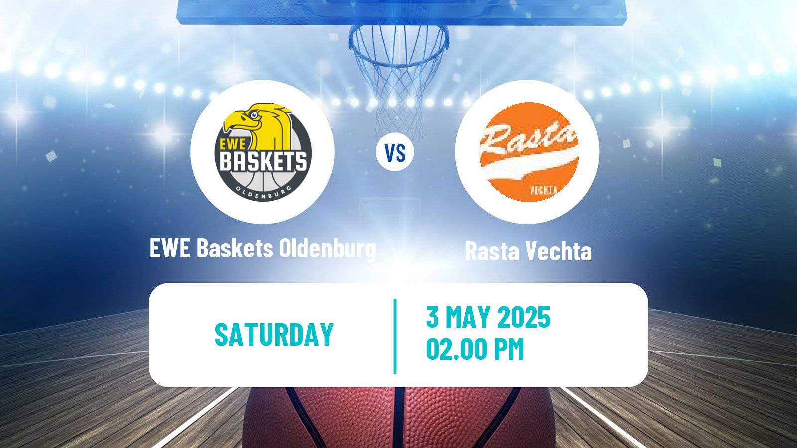 Basketball German BBL EWE Baskets Oldenburg - Rasta Vechta