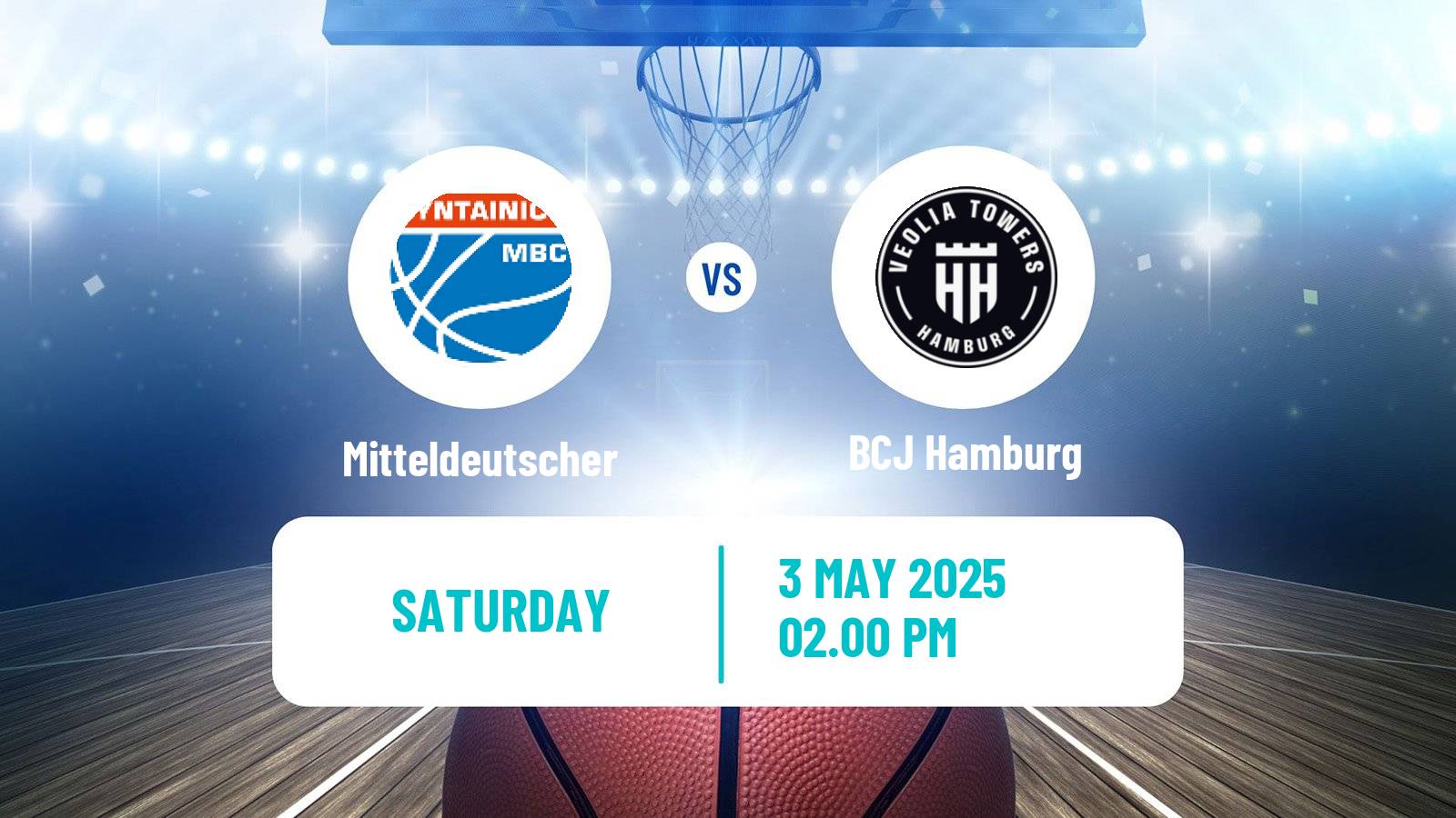 Basketball German BBL Mitteldeutscher - BCJ Hamburg