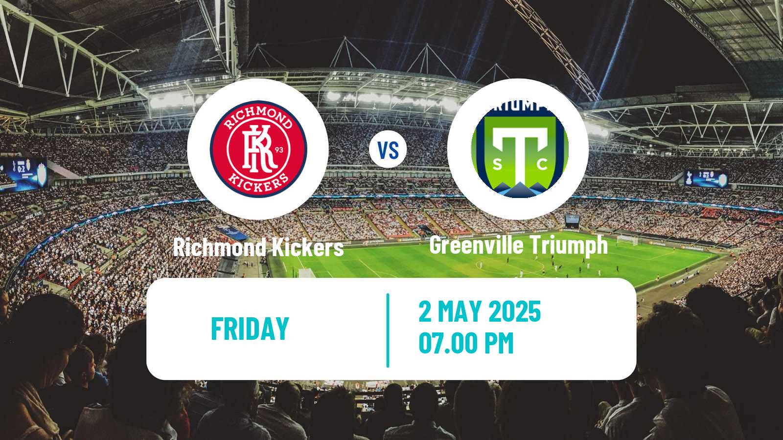 Soccer USL League One Richmond Kickers - Greenville Triumph