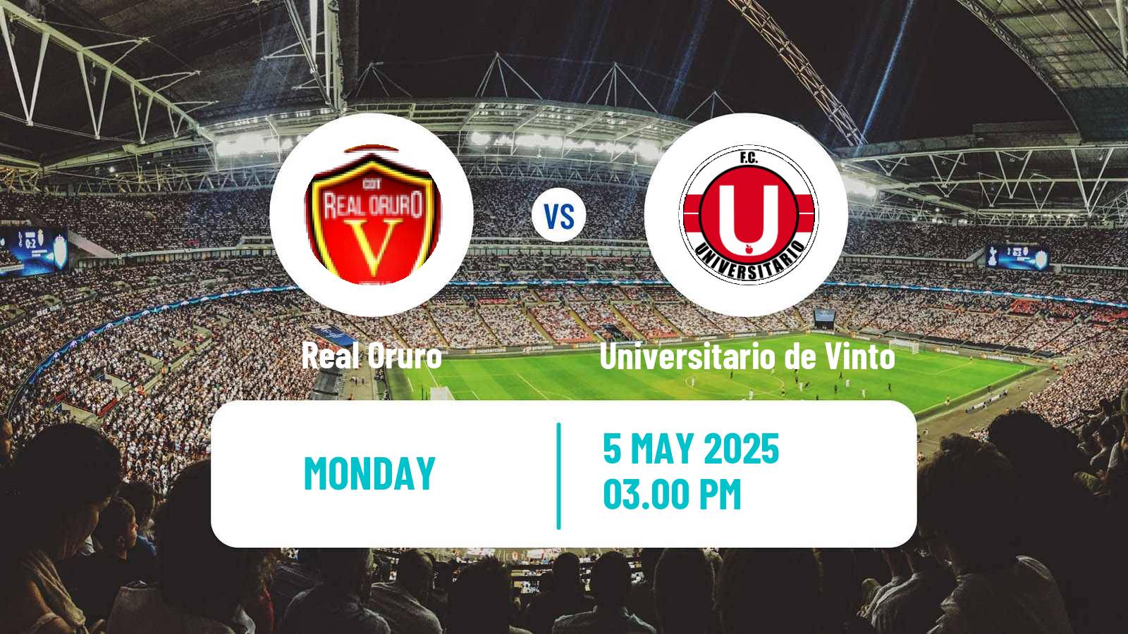 Soccer Bolivian Division Profesional Real Oruro - Universitario de Vinto