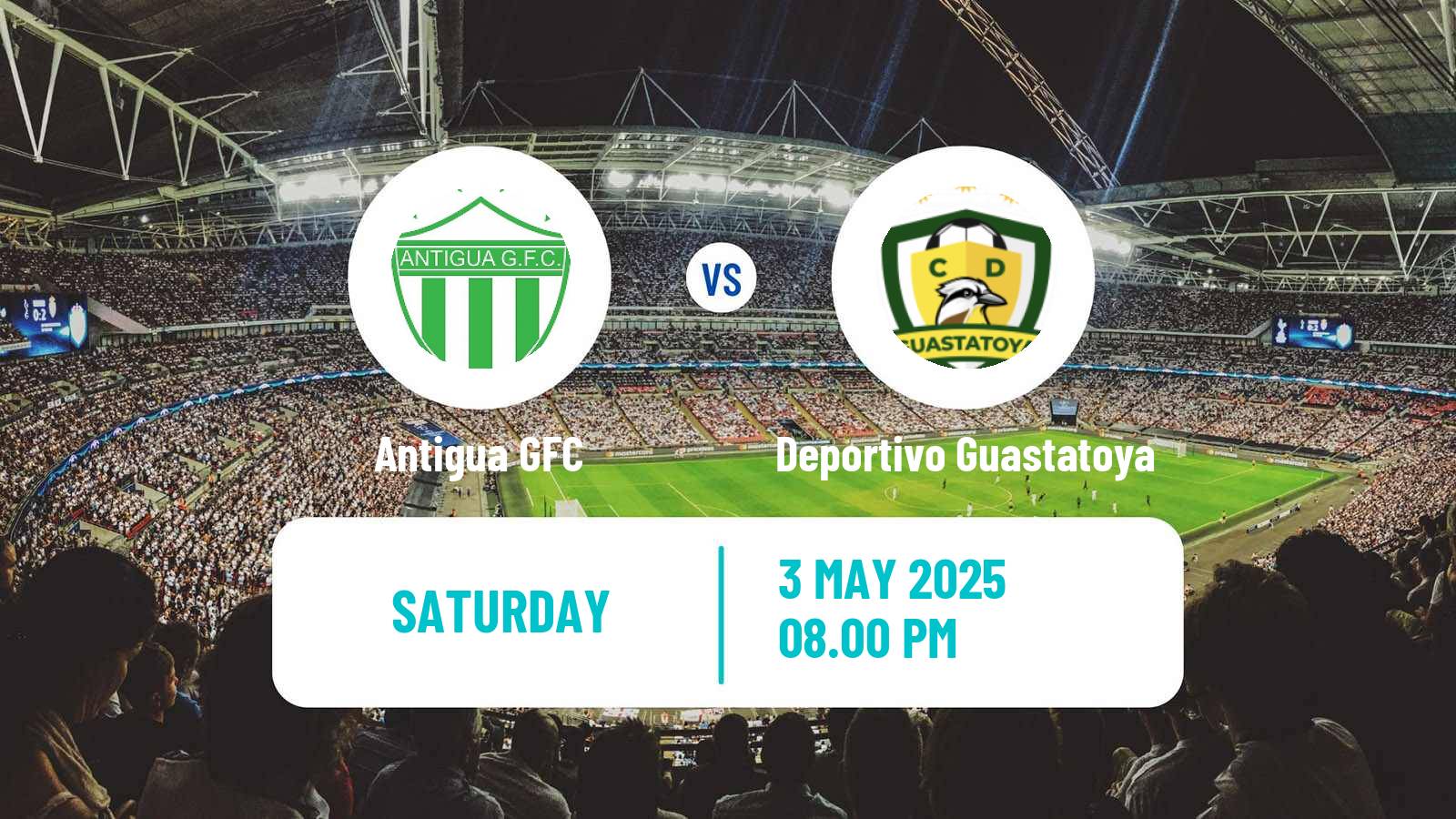 Soccer Guatemala Liga Nacional Antigua GFC - Deportivo Guastatoya