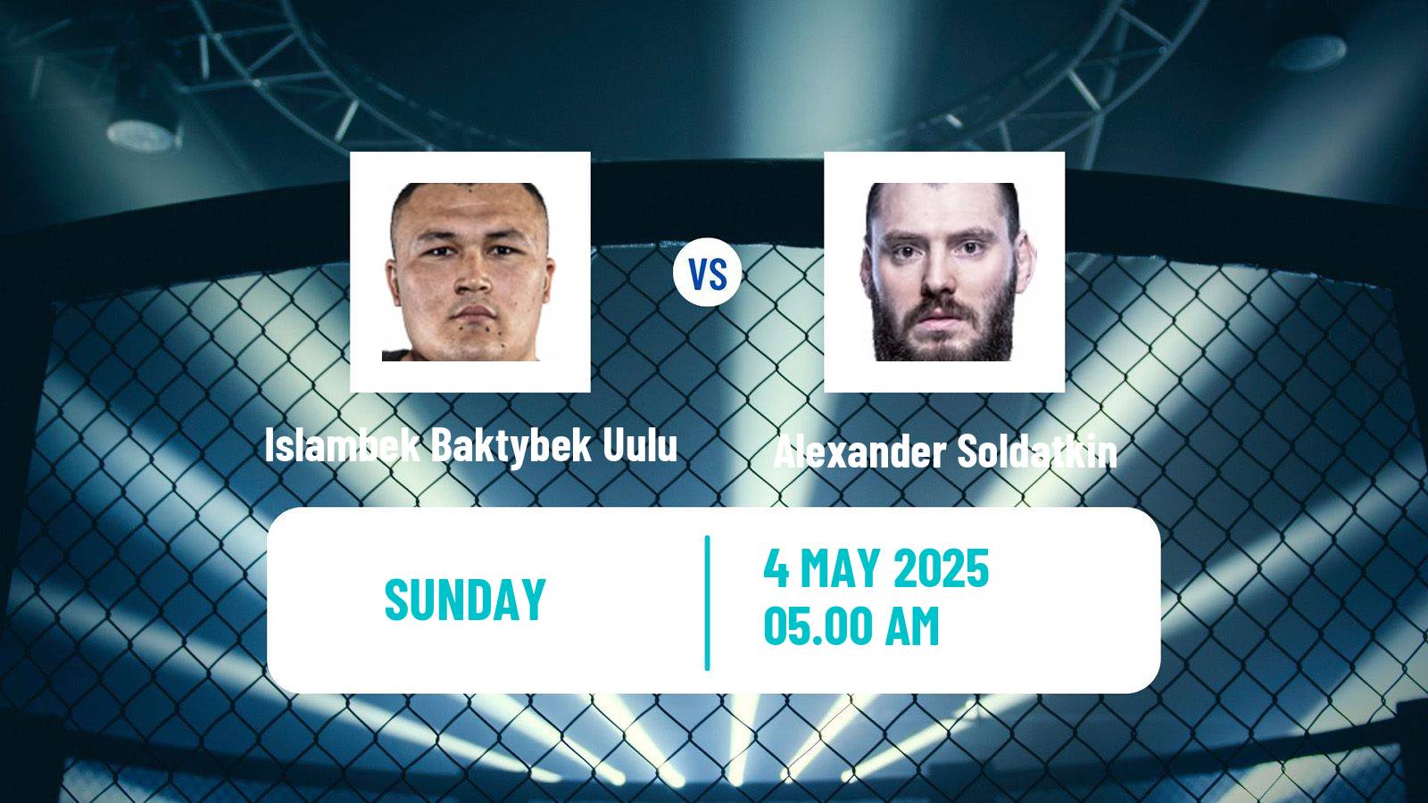 MMA Heavyweight Rizin Tournament Men Islambek Baktybek Uulu - Alexander Soldatkin