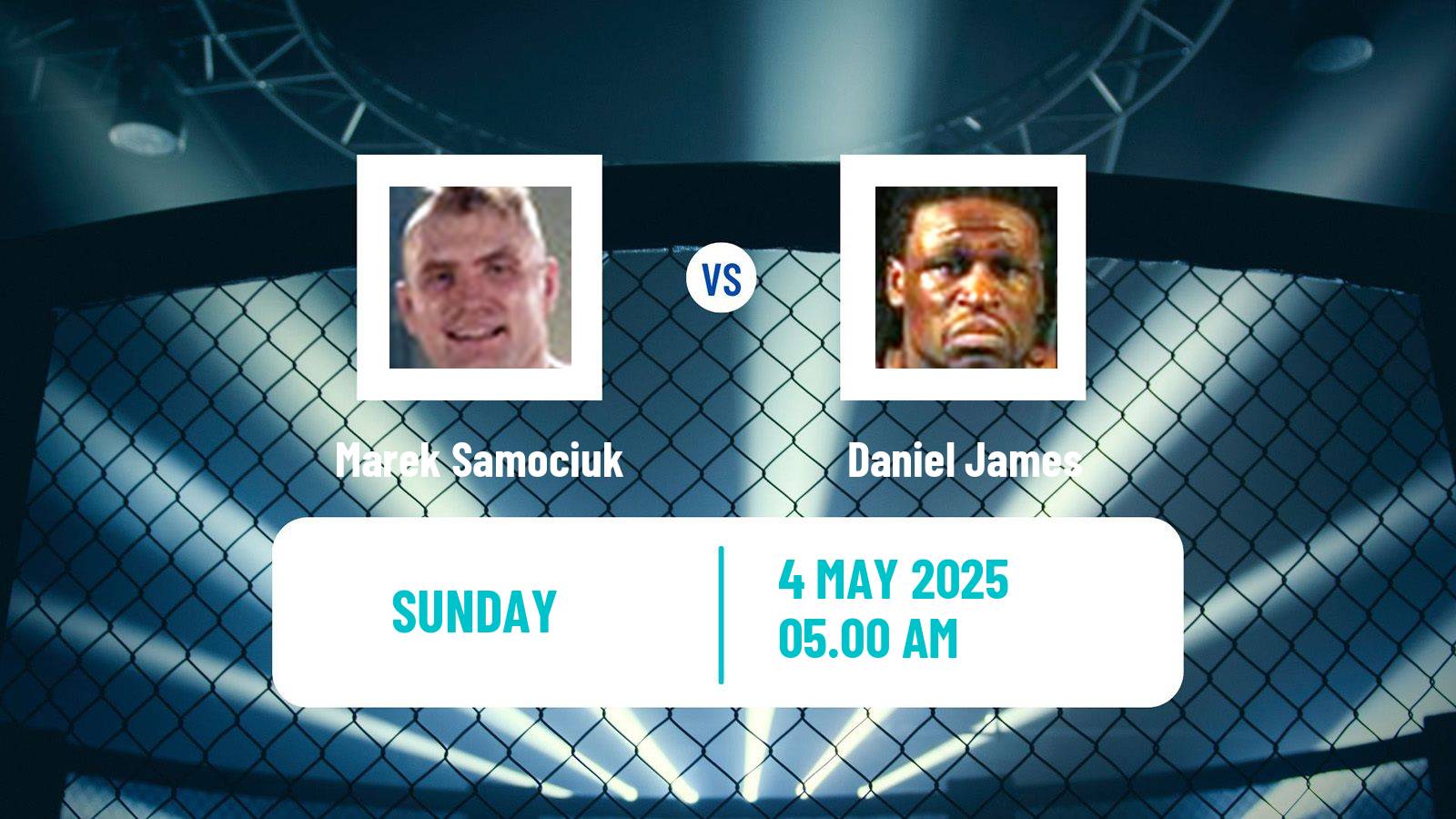 MMA Heavyweight Rizin Tournament Men Marek Samociuk - Daniel James