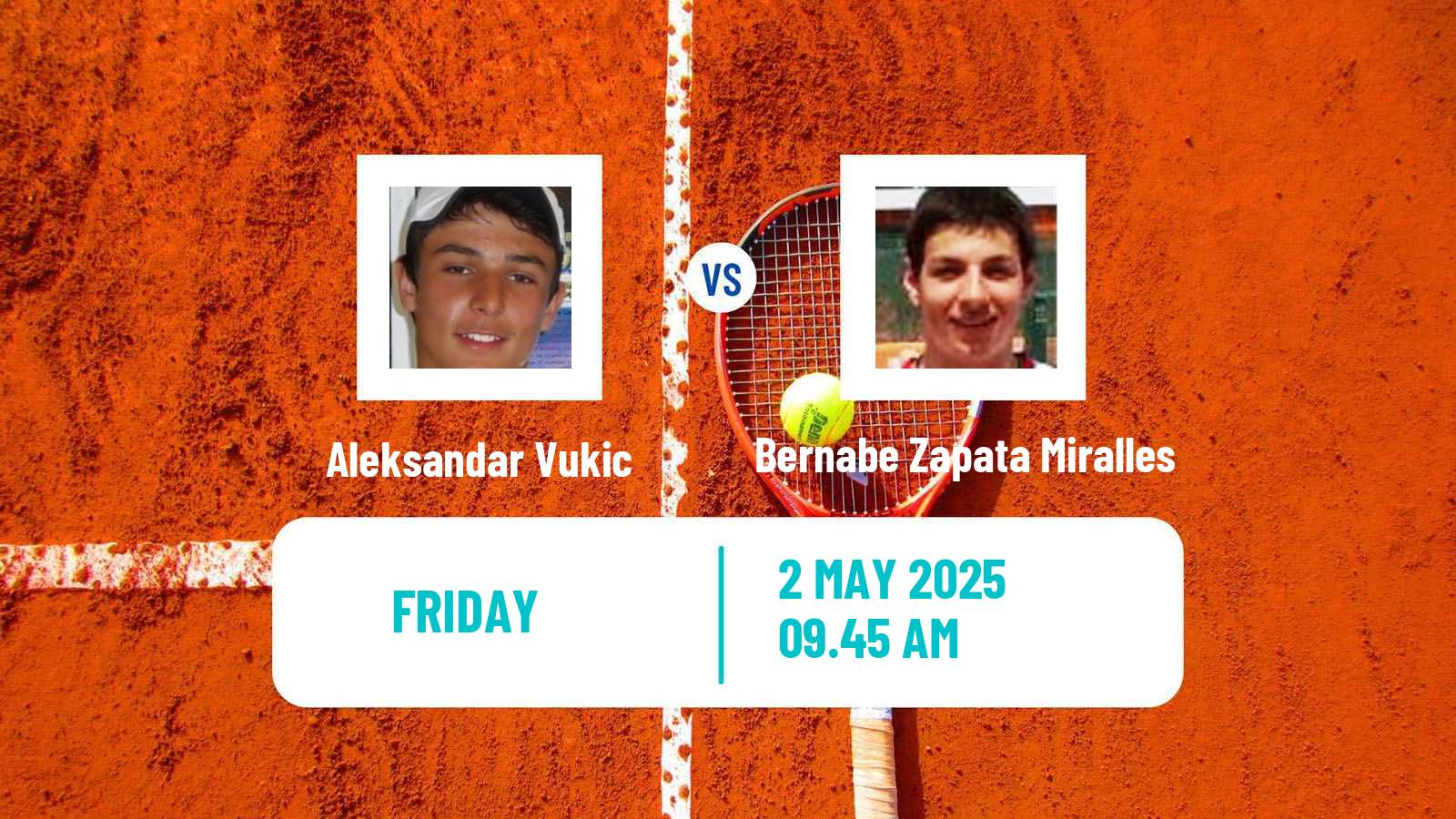 Tennis Estoril Challenger Men Aleksandar Vukic - Bernabe Zapata Miralles