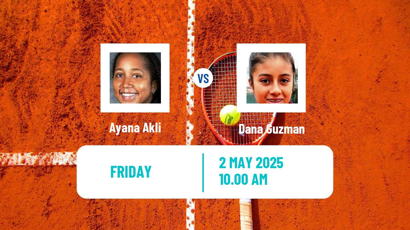 Tennis ITF W35 Boca Raton Fl 3 Women Ayana Akli - Dana Guzman