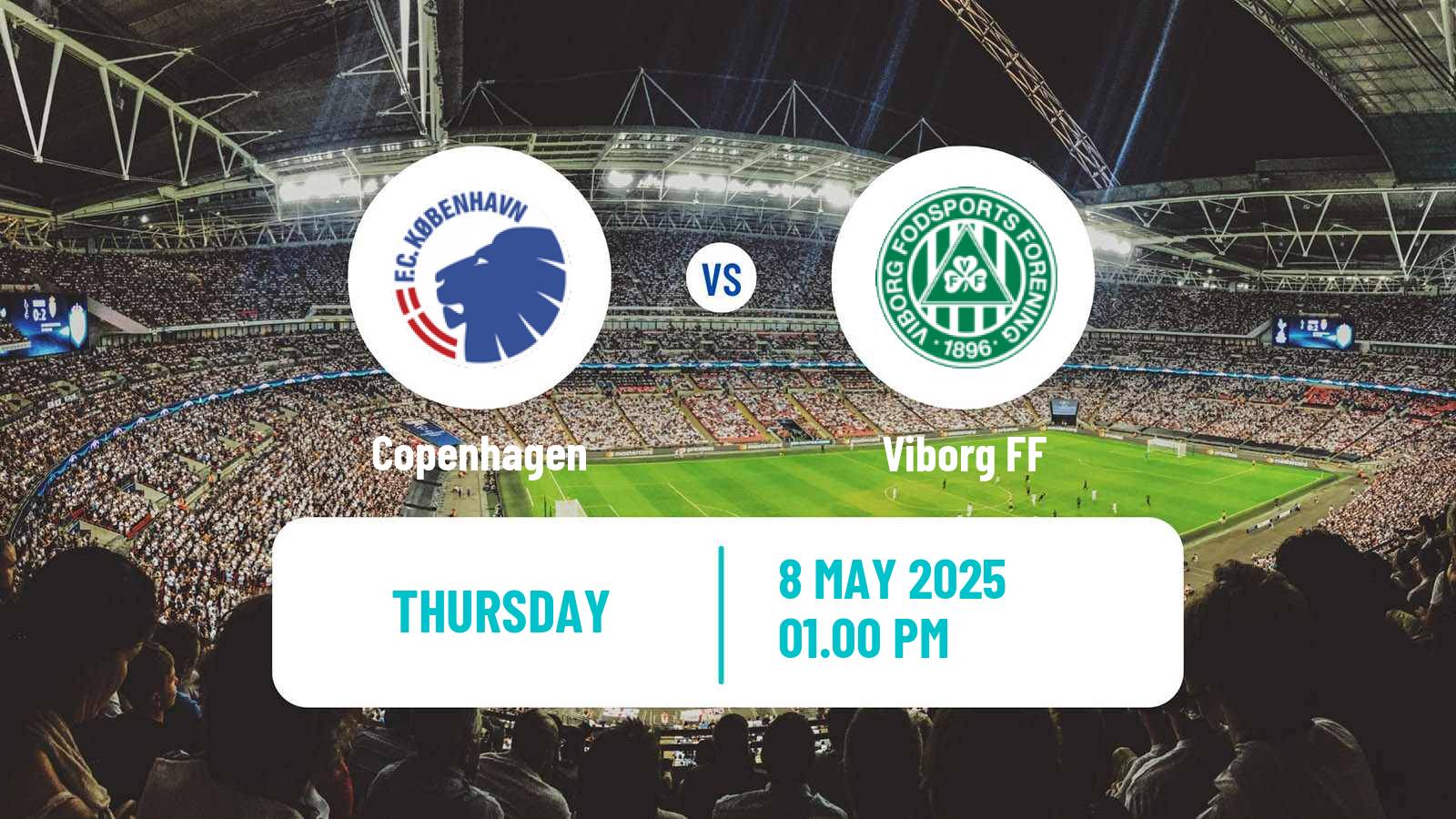 Soccer Danish Landspokal Cup Copenhagen - Viborg