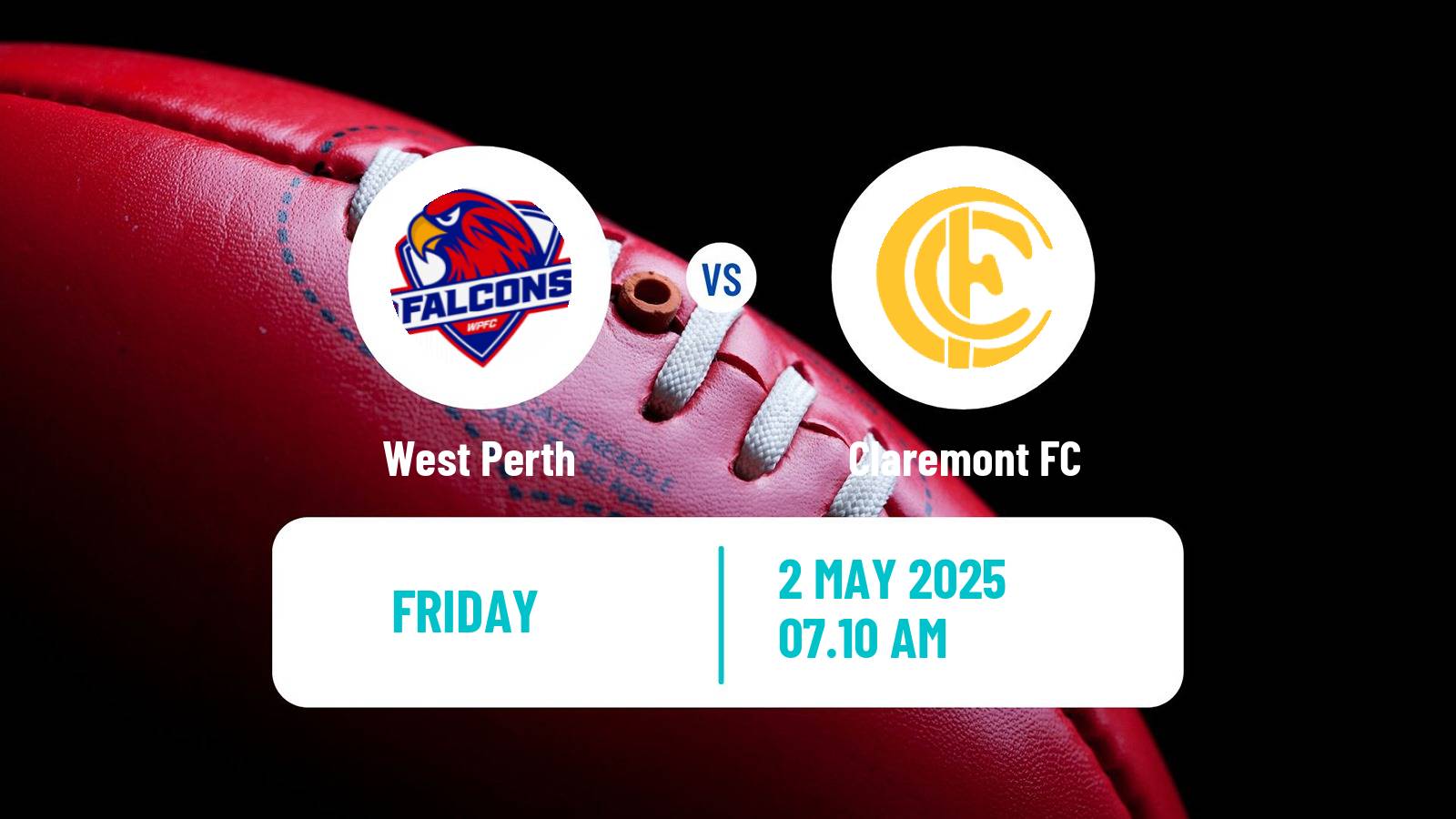 Aussie rules WAFL West Perth - Claremont