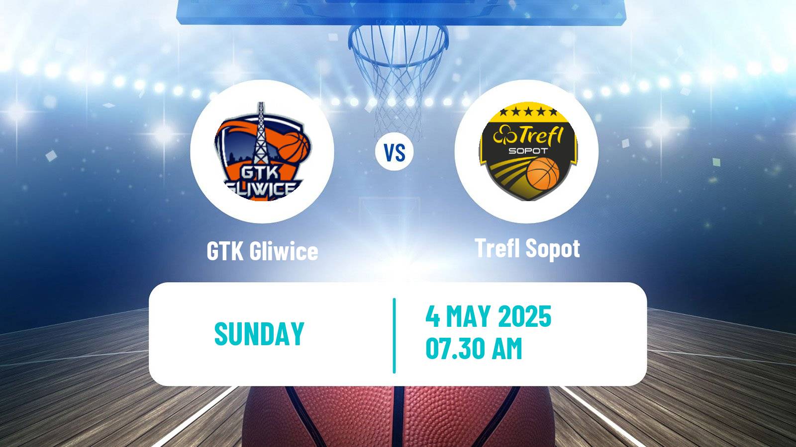 Basketball Polish Basket Liga GTK Gliwice - Trefl Sopot