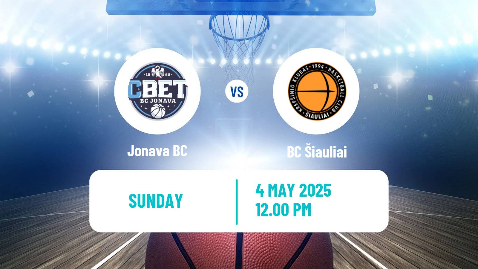 Basketball Lietuvos Krepsinio Lyga Jonava - Šiauliai