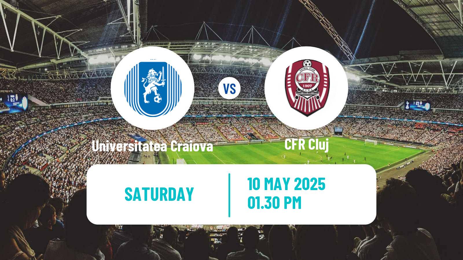 Soccer Romanian Liga 1 Universitatea Craiova - CFR Cluj