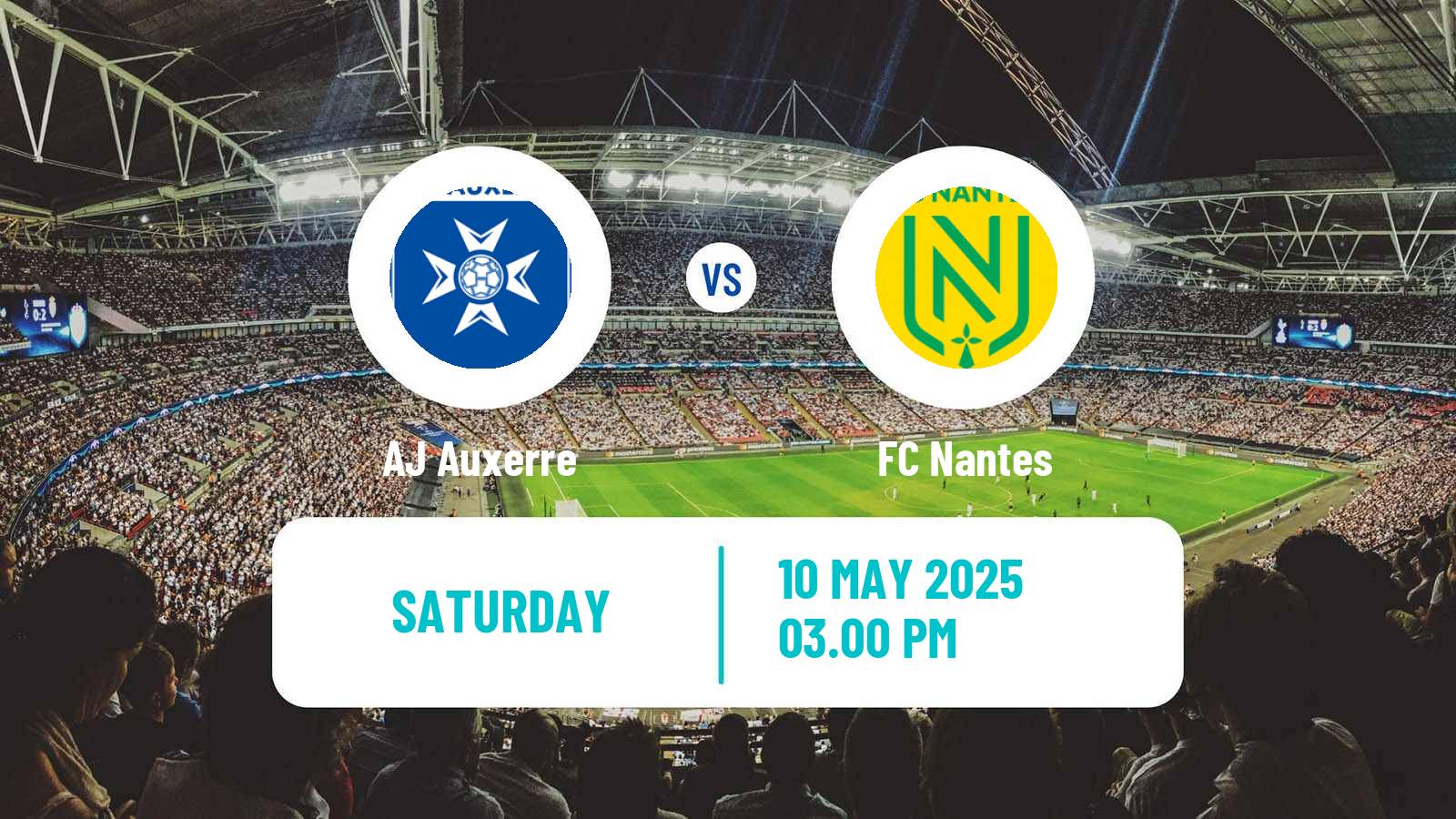 Soccer French Ligue 1 Auxerre - Nantes