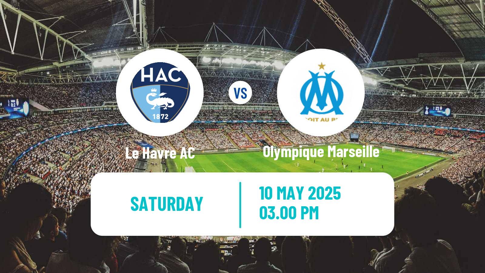 Soccer French Ligue 1 Le Havre - Olympique Marseille