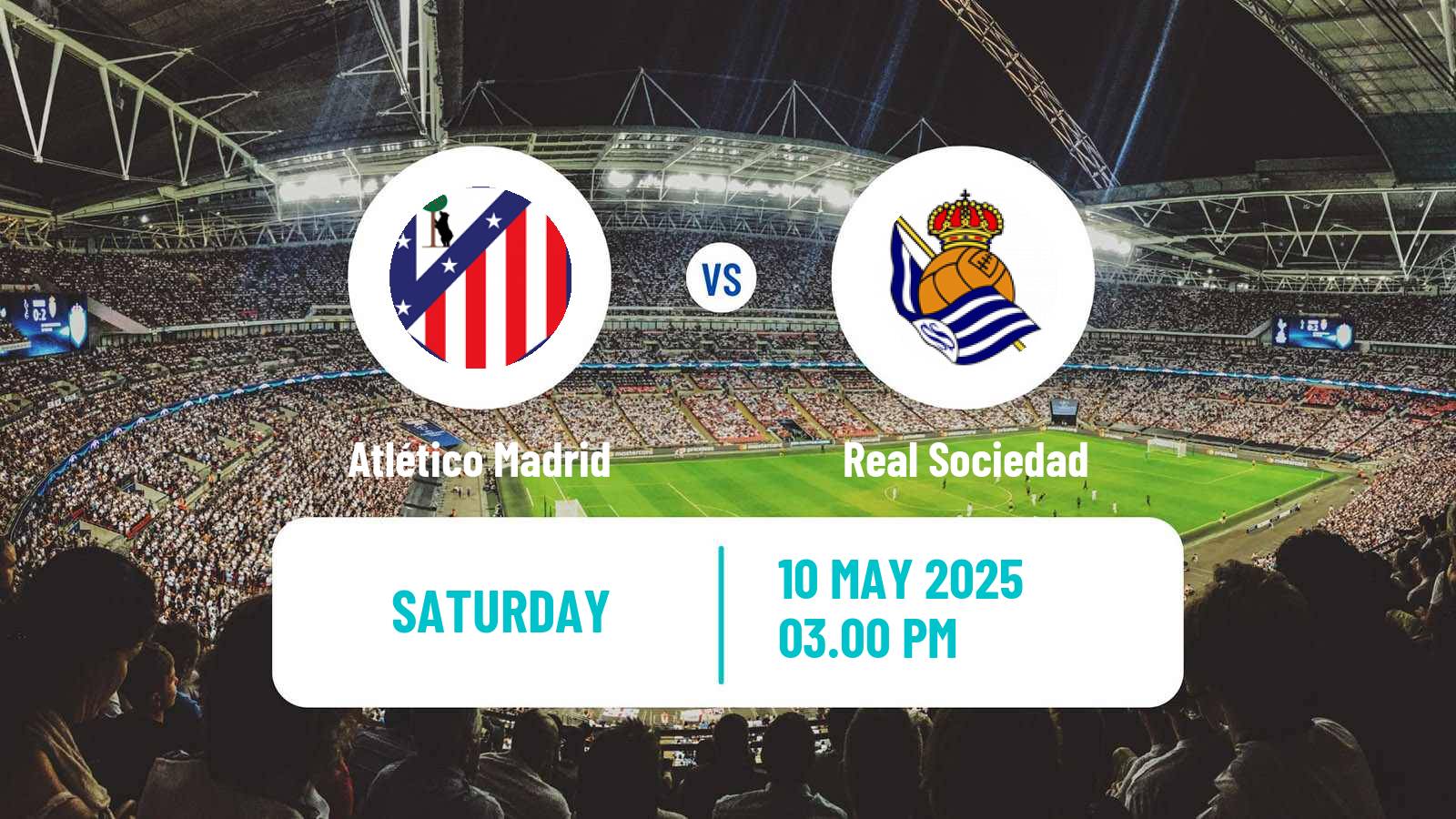 Soccer Spanish LaLiga Atlético Madrid - Real Sociedad