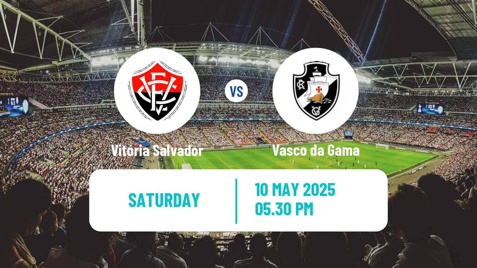Soccer Brazilian Serie A Vitória Salvador - Vasco da Gama