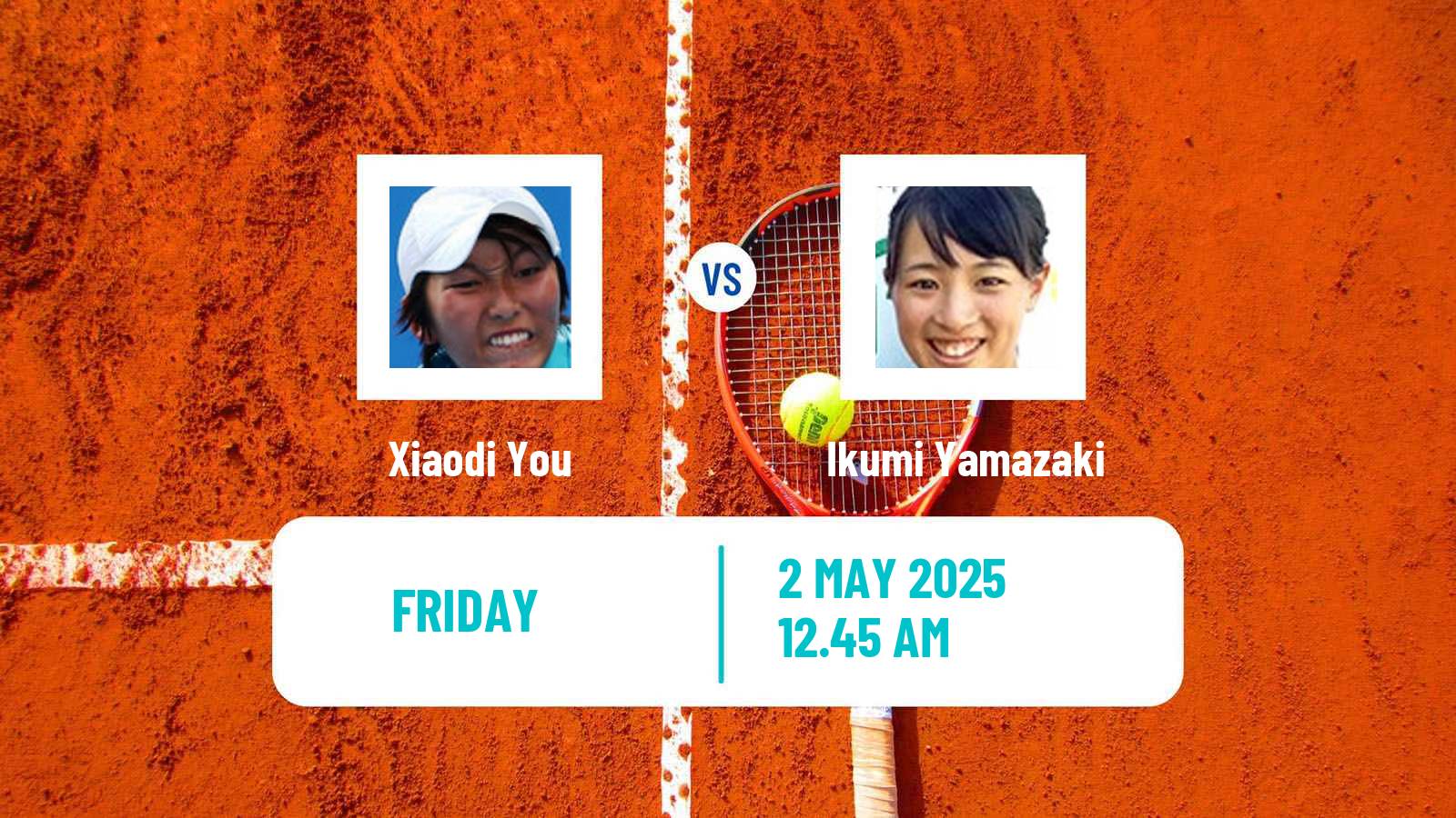 Tennis ITF W35 Goyang Women Xiaodi You - Ikumi Yamazaki