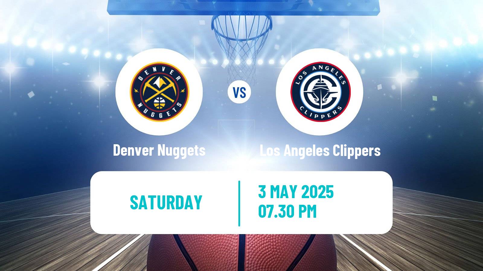 Basketball NBA Denver Nuggets - Los Angeles Clippers
