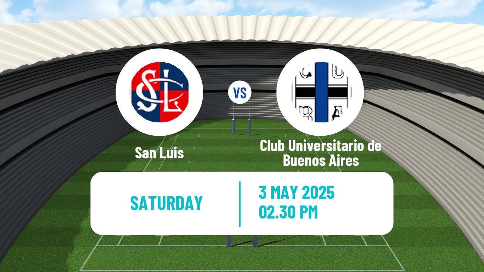 Rugby union Argentinian Top 13 Rugby San Luis - Club Universitario de Buenos Aires