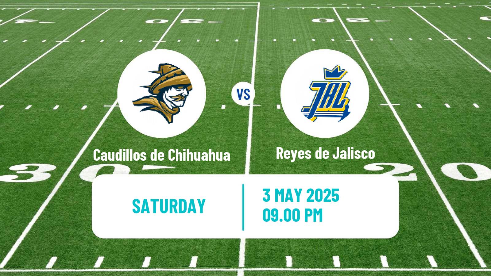American football Mexican LFA Caudillos de Chihuahua - Reyes de Jalisco