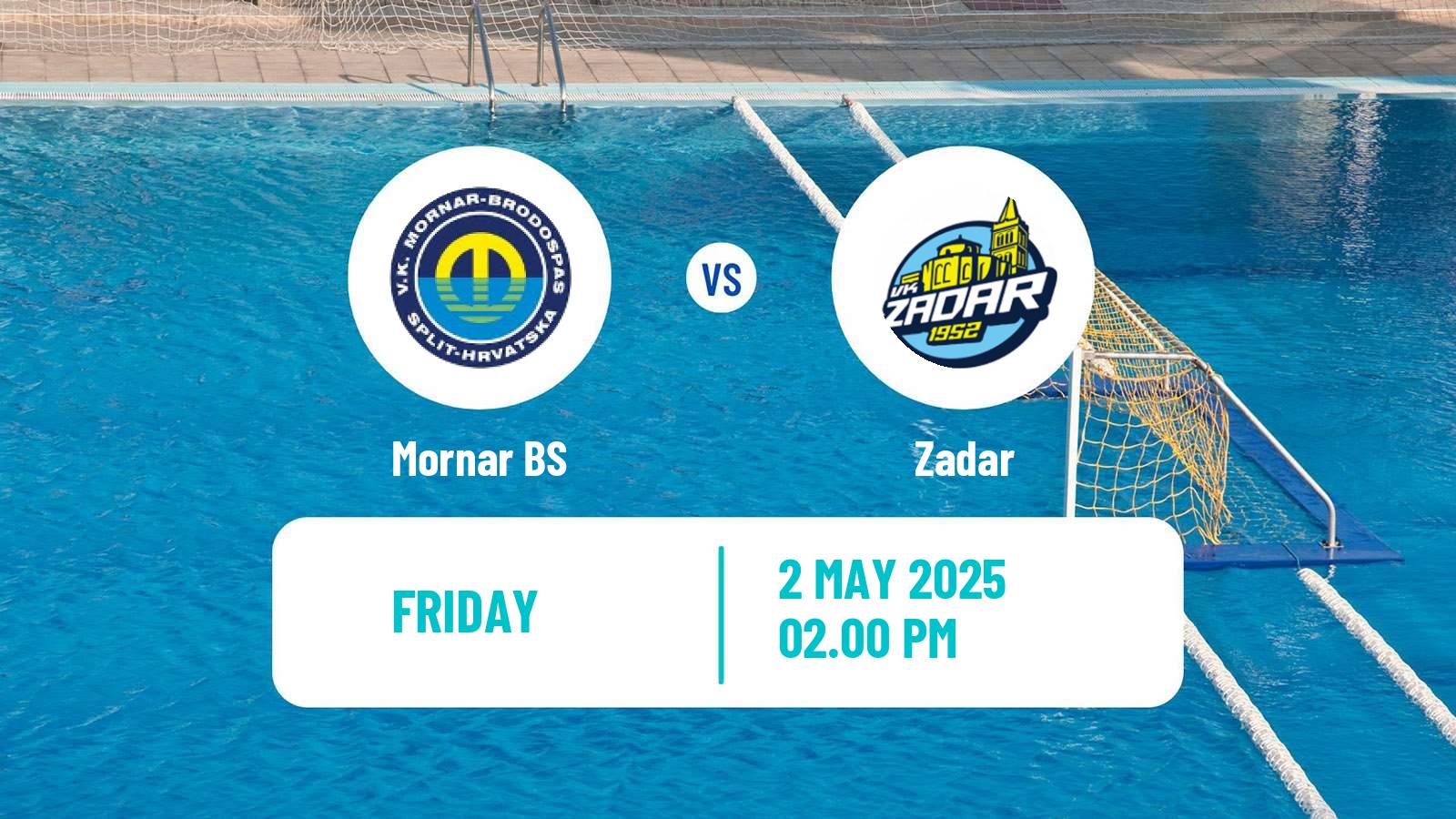 Water polo Croatian Water Polo Prva Liga Mornar BS - Zadar